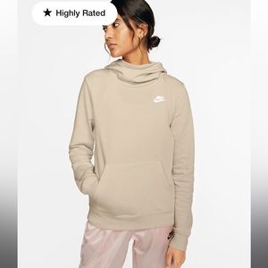 Nike womens funnel neck sweatshirt